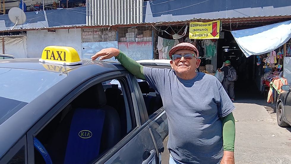 Don Francisco, el taxista del mercado