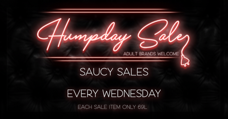 HUMPDAY SALE IS BACK WITH MORE BARGAINS!