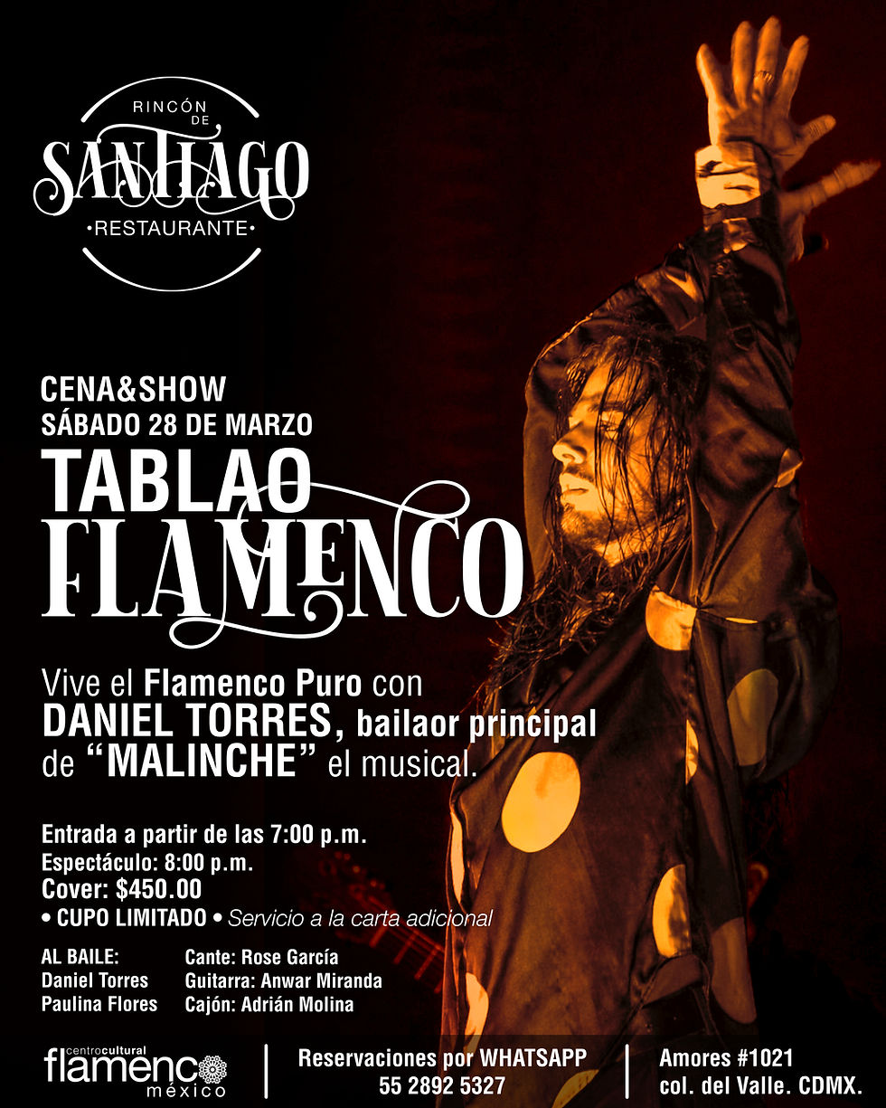 Tablao flamenco con Daniel Torres