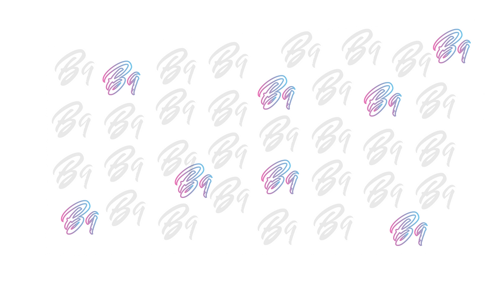  Fond graphique clair avec motifs B9 en gris et en néon