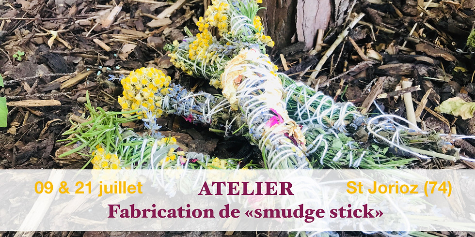 Atelier fabrication "smudge stick" pour rituel de purification 21 juillet