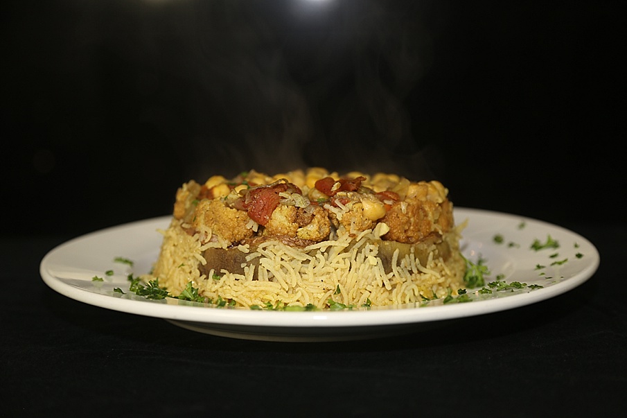 Arranged Food and Objects