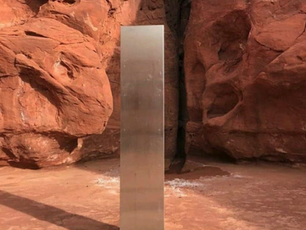 Strange Monolith Discovered & Then Disappears