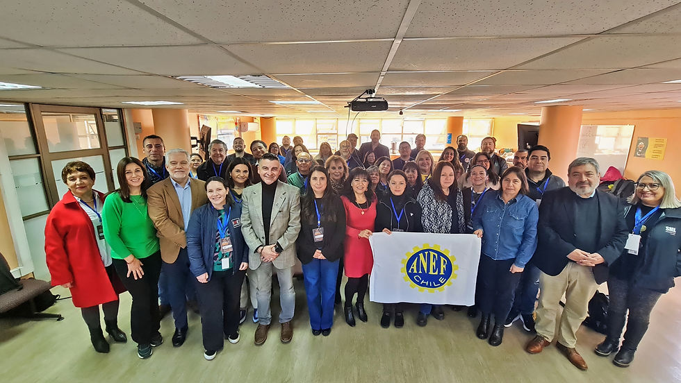 Directorio ANFINE Biobío participa en Escuela Sindical ANEF 