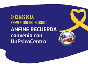 En el mes de la prevención del Suicidio, ANFINE invita al autocuidado