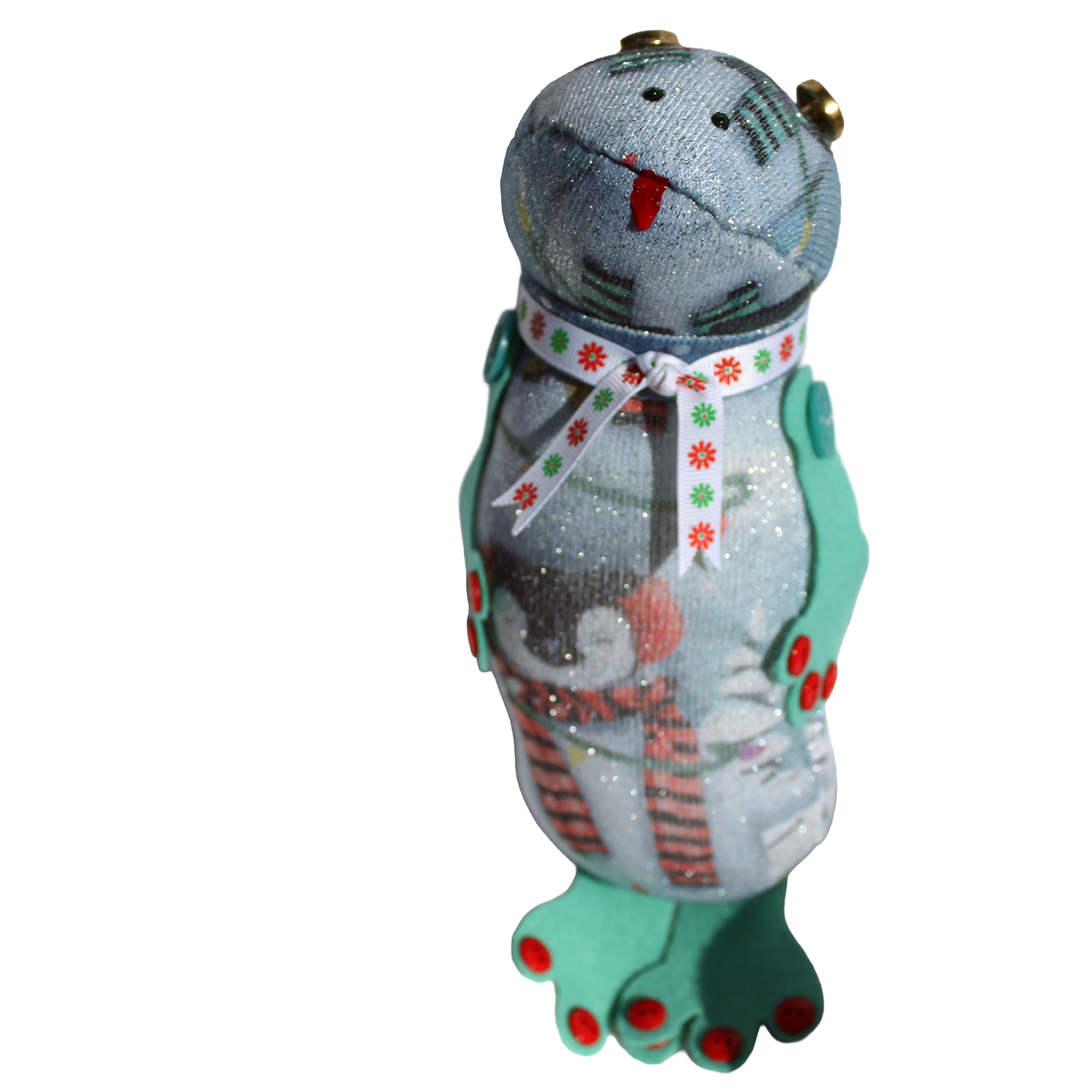 Filbert The Festive Christmas Frog Sock Doll