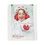 Thumbnail: Vintage Christmas Little Girl In Snow Velveteen Plush Blanket