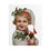 Thumbnail: Vintage Christmas Child with Puppy Holiday Print (Rolled Poster)