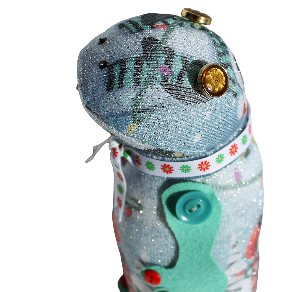 Thumbnail: Filbert The Festive Christmas Frog Sock Doll 