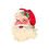Thumbnail: Vintage Santa Face Vinyl Sticker – Retro Christmas Kiss-Cut Decal