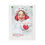 Thumbnail: Vintage Christmas Little Girl In Snow Velveteen Plush Blanket