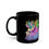 Thumbnail: Party Dragon And Little Girl Black Mug - 11oz & 15oz