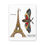 Thumbnail: Eiffel Tower & Colossal Moth Matte Stretched Canvas Print