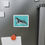 Thumbnail: Whale And Fish Illustration by L.C. Ocean Die-Cut Magnet