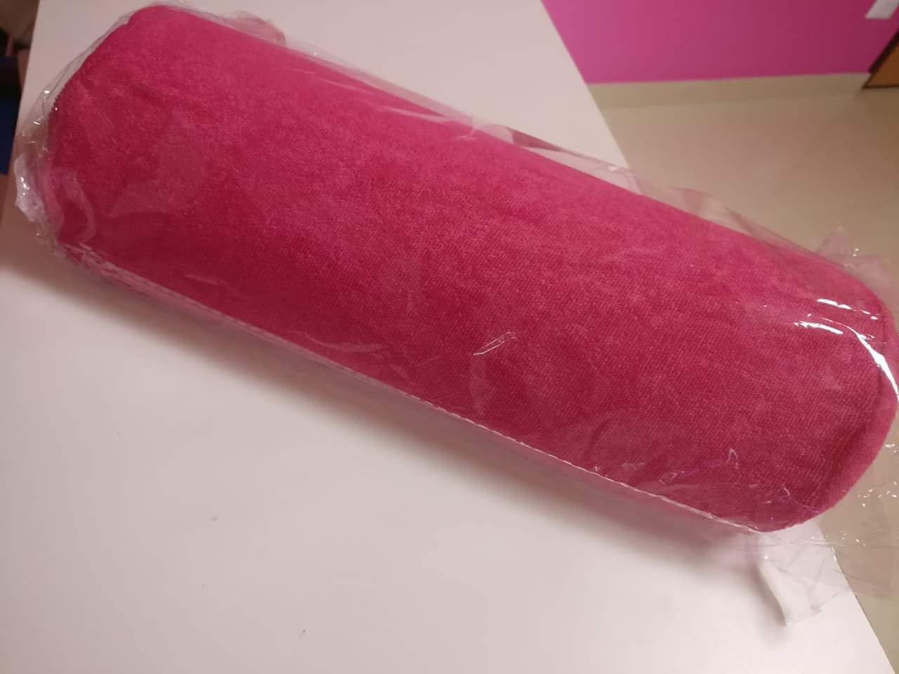 Cuscino poggiamano scamosciato Pink