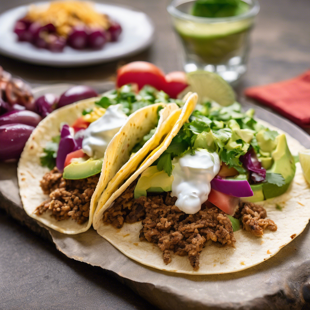 Arranged Food and Objects
