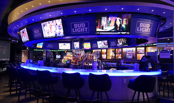 Club Bud Light at 34 Rush in the batavia downs in batavia ny sports bar