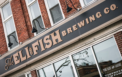 eli fish brewing company on main st in batavia ny store front from main st 14020