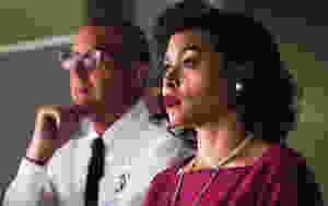 Taraji P. Henson in Hidden Figures with Kevin Costner
