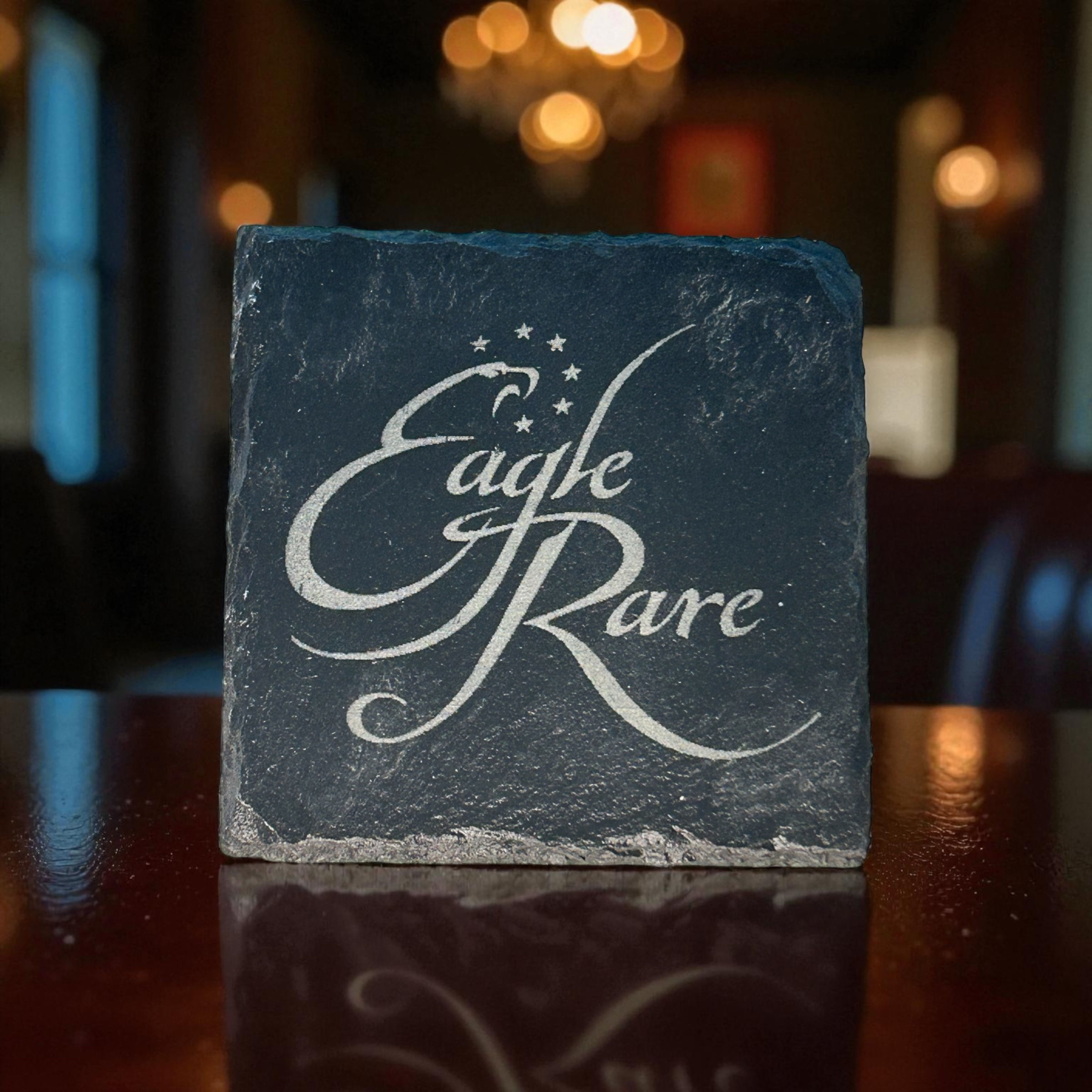 4" X 4" Eagle Rare Bourbon Slate Coaster