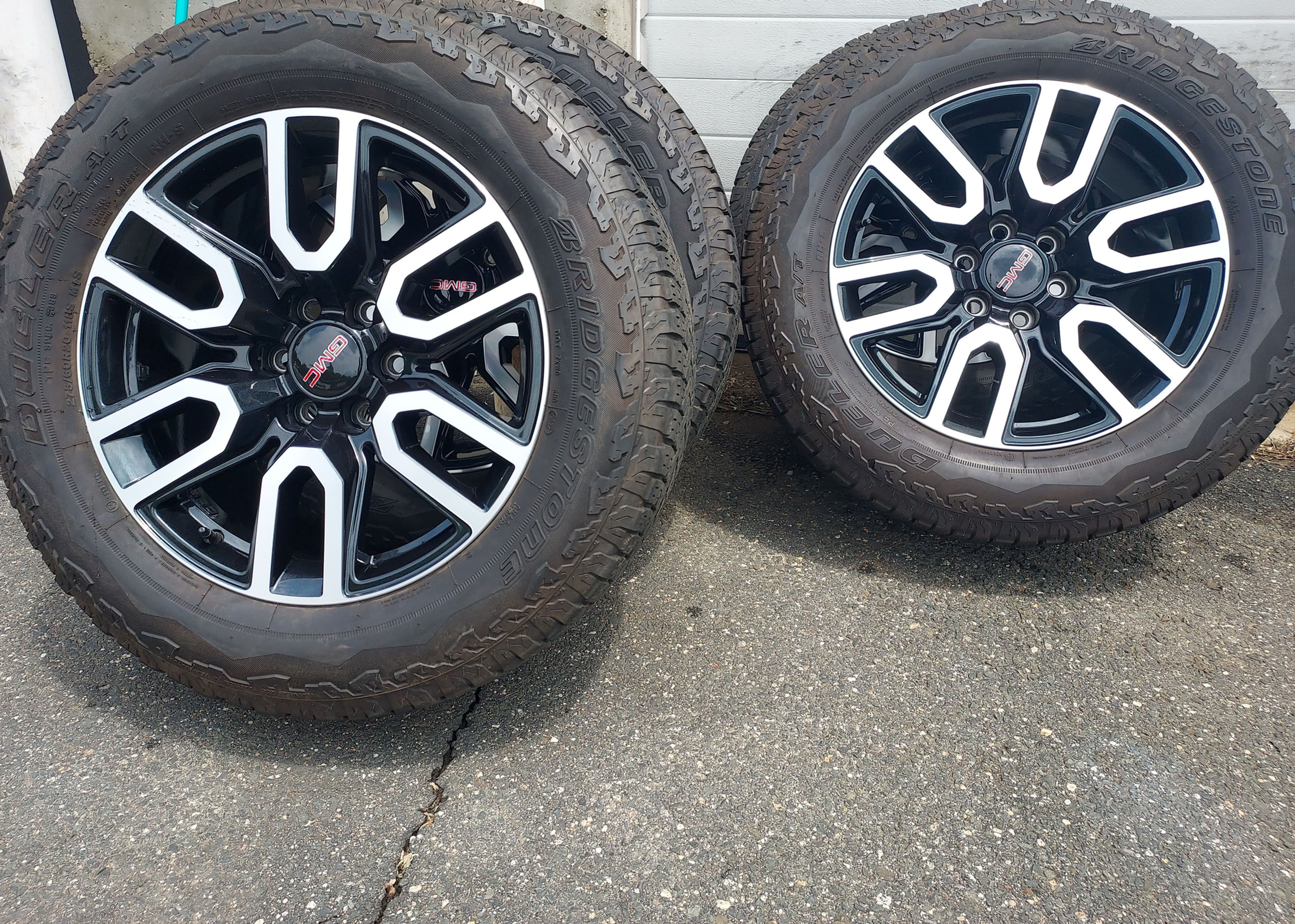 20" GMC AT4 Wheels Bridgestone AT Tires 275/60R20 New Take Offs
