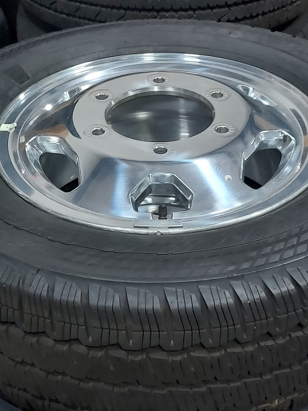Thumbnail: 16" Ford Transit sw Polished Alloy Rims Tires AWD 6 Lug