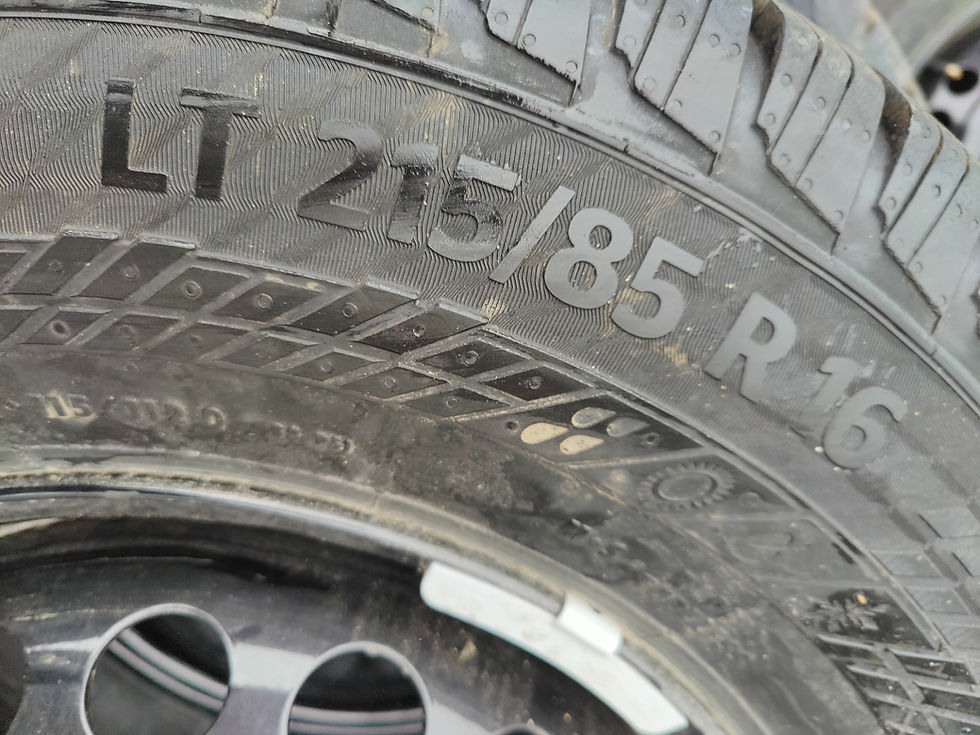 Thumbnail: Mercedes Sprinter 16" Rims & Tires Set of 6 215/85R16 Dual Dually Wheels