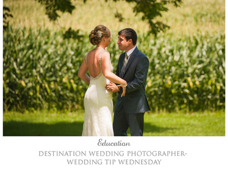 Wedding Tip Wednesday- First Looks