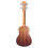Miniaturbild: Gewölbter Mahagoni-Boden der Anima Abeta Konzert-Ukulele – Rückseite in Detail