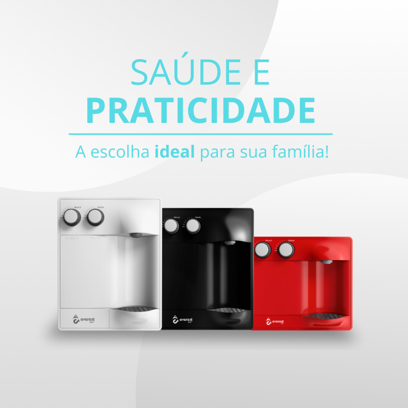 A Qualidade do Purificador Everest e a Importância de Consumir uma Água Pura Todos os Dias