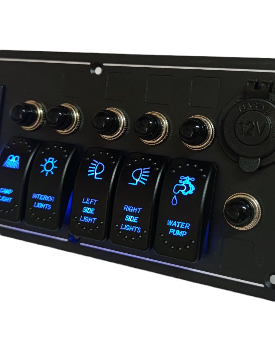 Thumbnail: 5 Switch with Socket and Voltmeter