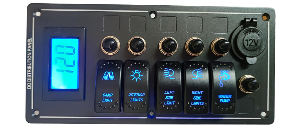 Thumbnail: 5 Switch with Socket and Voltmeter