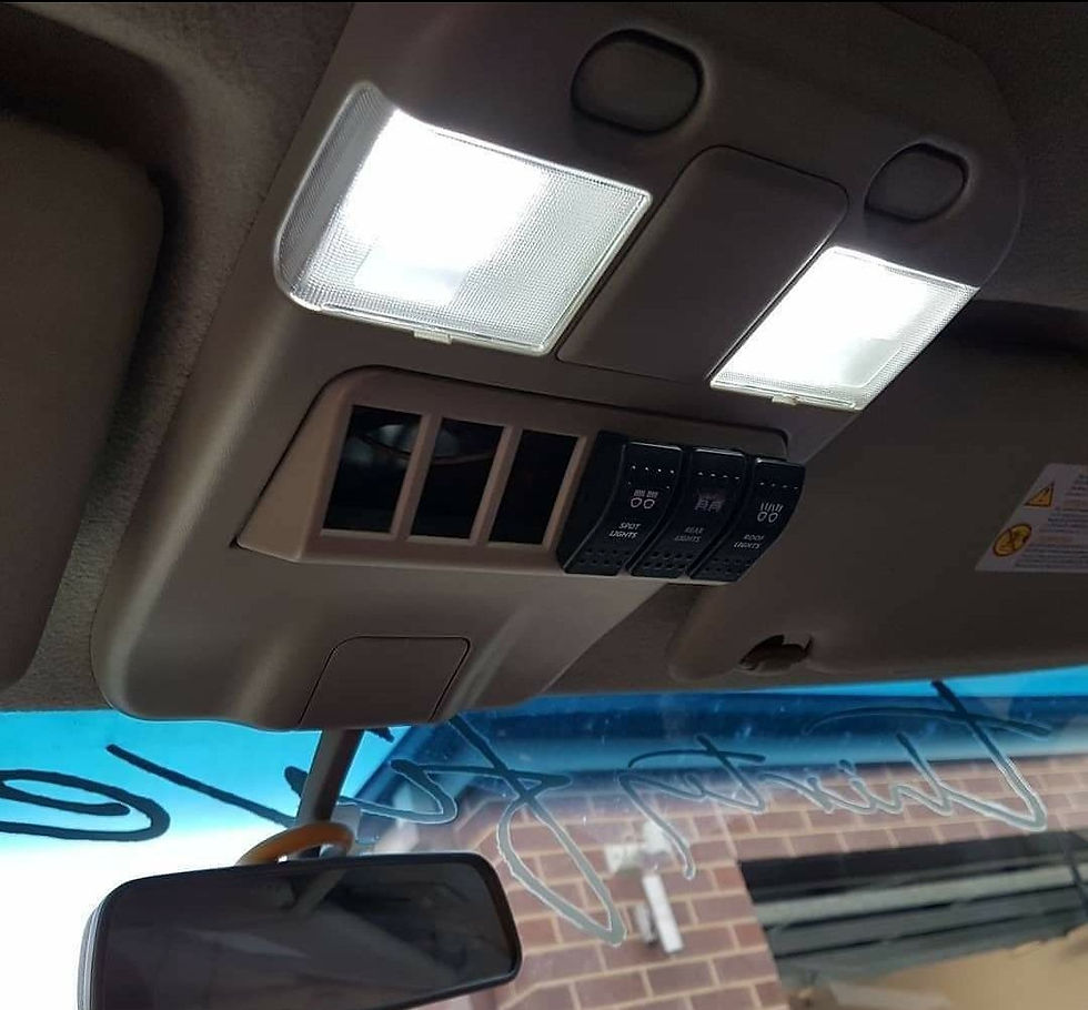 GU sunglasses switch panel