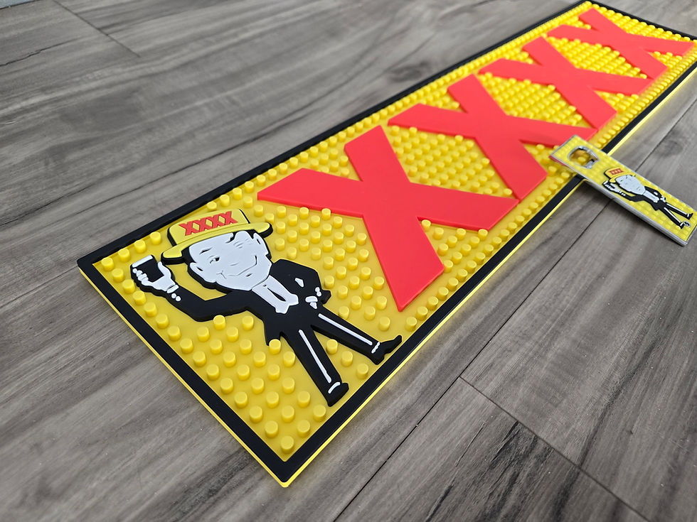Thumbnail: XXXX Man Barmat and bottle opener