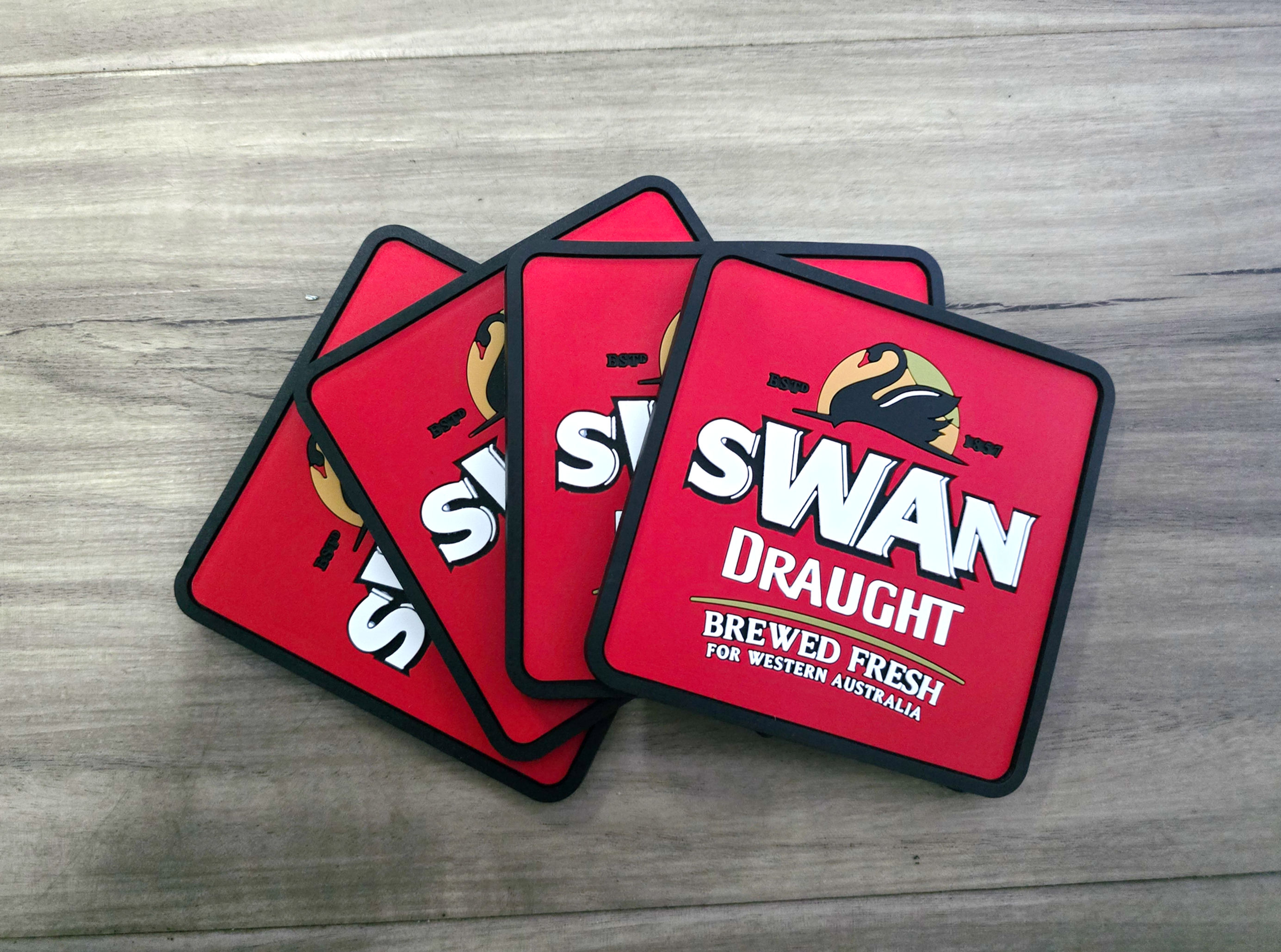 Swan Draught Coasters