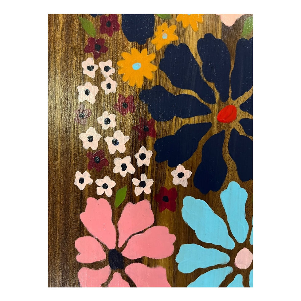 Miniature : Planche à servir  Série florale  
