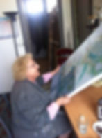 Sylvie B. cours de peinture (2013)