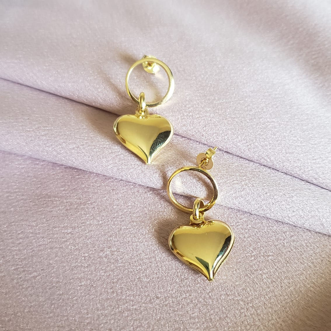 Brinco Coração Pendente