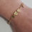Miniatura: Pulseira com 3 corações