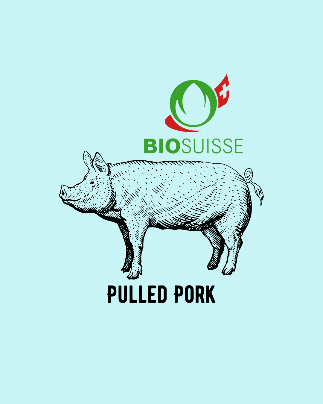 Bio Schweinsbraten für Pulled Pork
