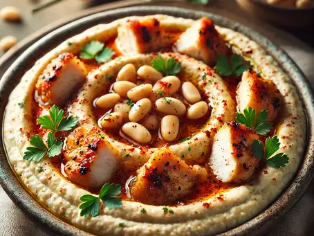 Tavuklu Humus Tarifi – Protein Dolu ve Lezzetli