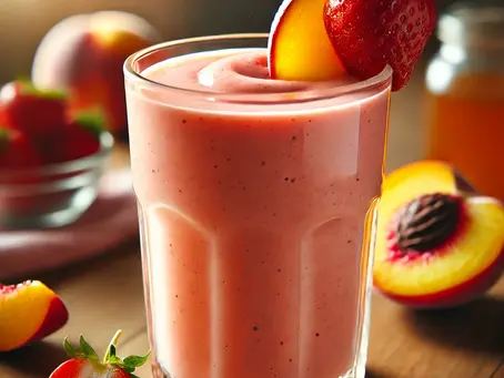 Şeftali ve Çilekli Smoothie: Tatlı ve Ferahlatıcı Bir Lezzet