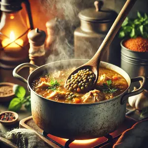 Tavuklu Yeşil Mercimek Çorbası Tarifi