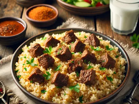 Etli Bulgur Pilavı: Geleneksel ve Doyurucu Bir Tarif