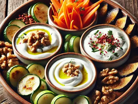 Sebzeli Yoğurt Soslu Meze Tarifleri: Hafif ve Lezzetli Atıştırmalıklar