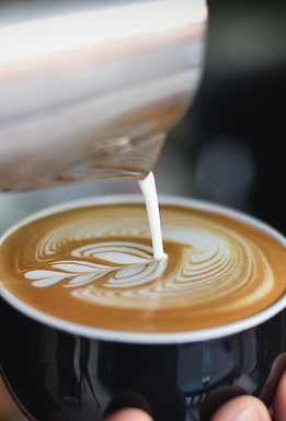 Cappuccino latte art Gran Caffè Royal Karoma Genève