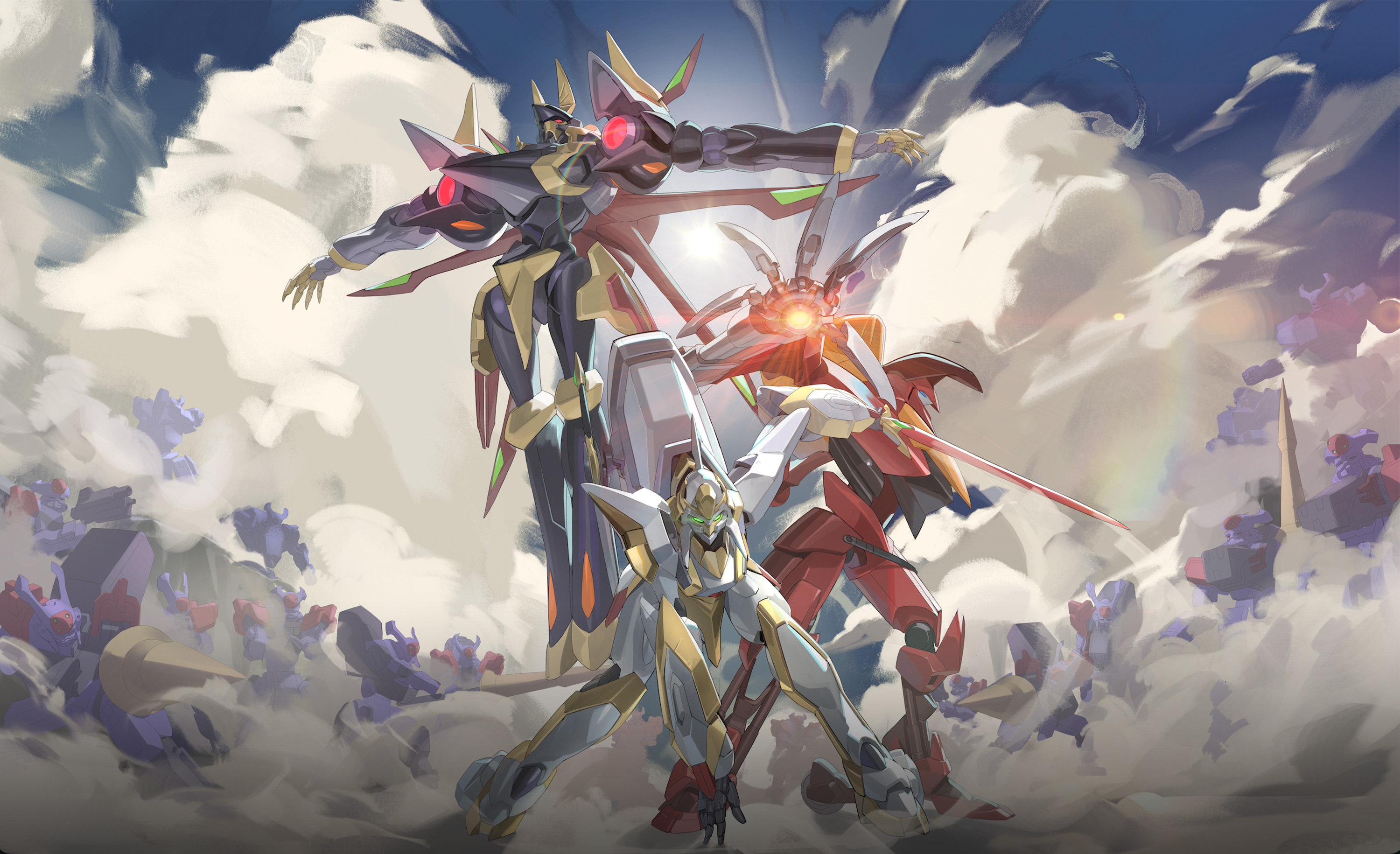 コードギアス ナイトメア・サバイバーに登場するKMFの公式キービジュアル