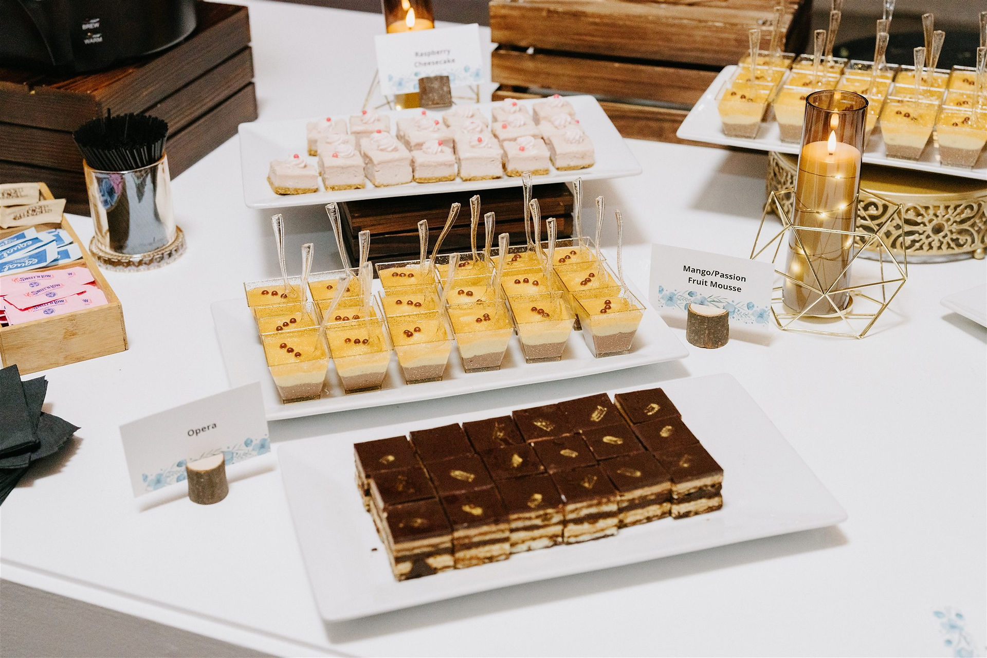 Desserts by Ovy Signature Catering.