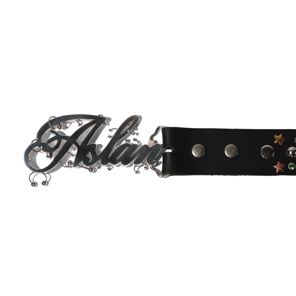 Thumbnail: Signature Pierced Belt & Buckle Set