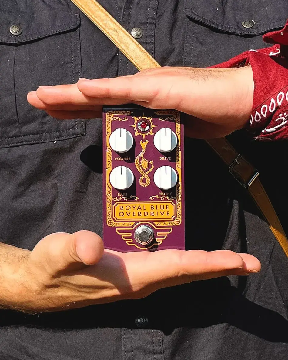Thumbnail: Mad Professor Handwired Royal Blue Overdrive